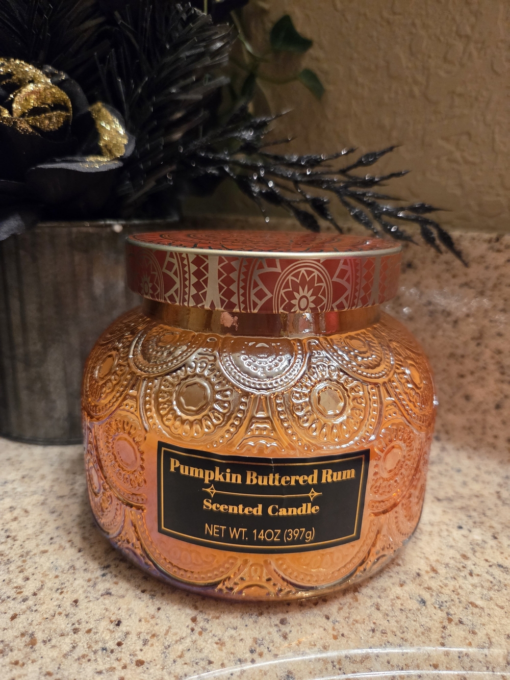 Pumpkin Buttered Rum Scented Candle